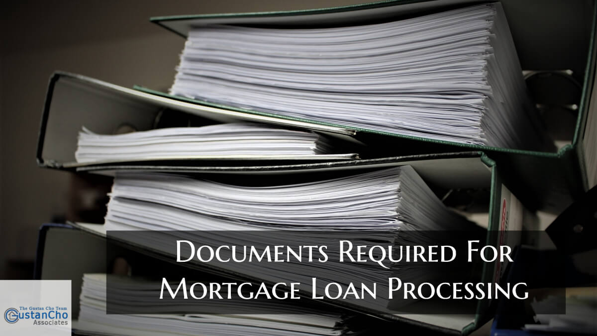 Documents Required For Mortgage Loan Processing